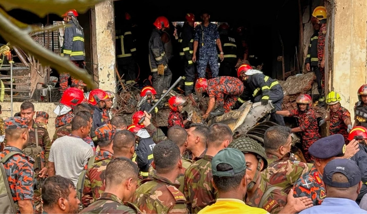 Bangladesh Air Force Training Plane Crashes Near Dhaka School